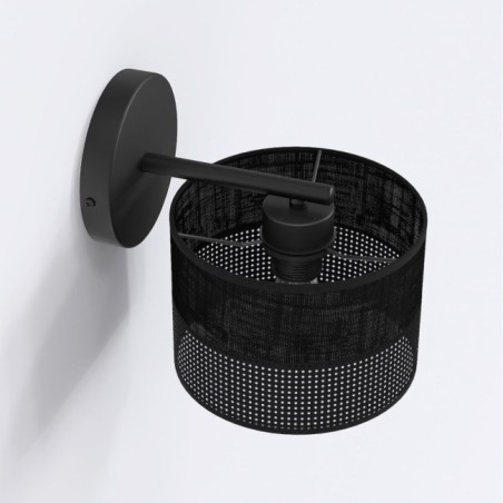 Aplique de pared Lomis Negro