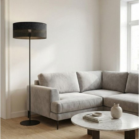 Lámpara de pie Lomis Negro