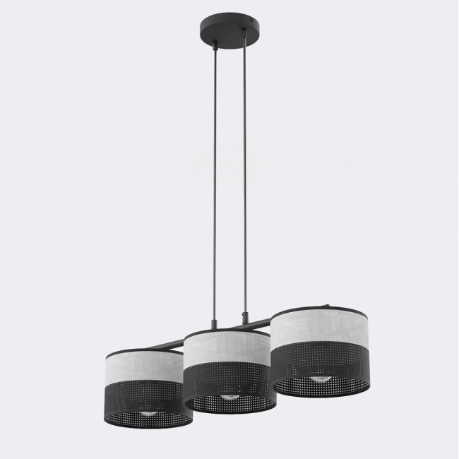 Lámpara colgante Lomis Gris (3 luces)