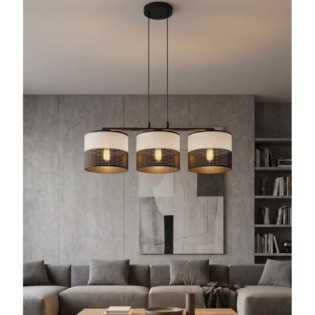 Lámpara colgante Lomis Gris (3 luces)