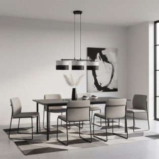 Lámpara colgante Lomis Gris (3 luces)