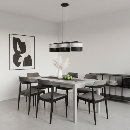 Lámpara colgante Lomis Gris (3 luces)