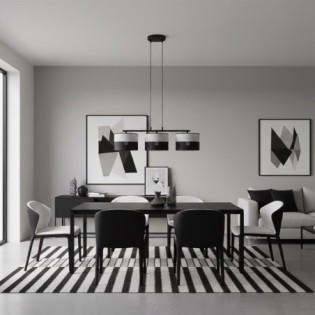 Lámpara colgante Lomis Gris (3 luces)