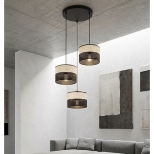 Lámpara colgante Lomis II Gris (3 luces)