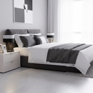 Lámpara de mesa Lomis Gris