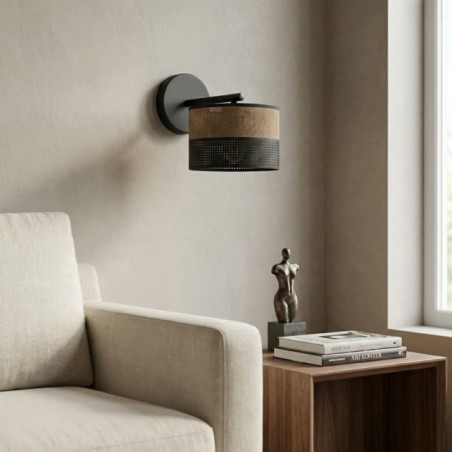 Aplique de pared Lomis Marrón