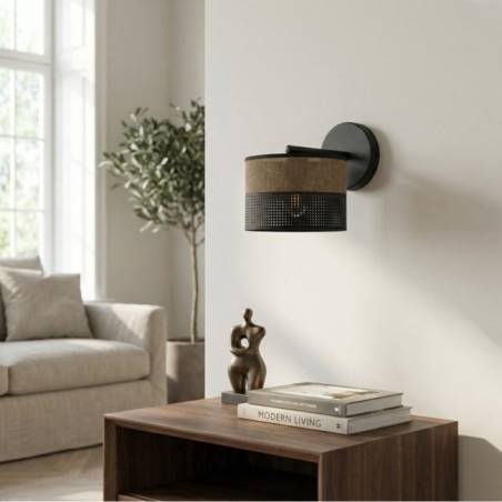 Aplique de pared Lomis Marrón