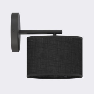 Aplique de pared Nar Negro