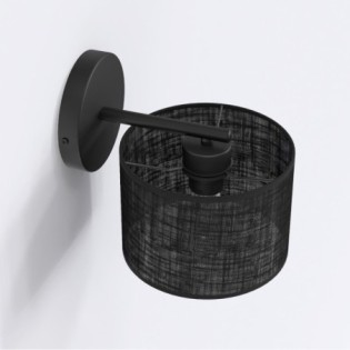 Aplique de pared Nar Negro