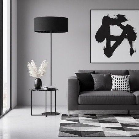 Lámpara de pie Nar Negro