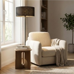 Lámpara de pie Nar Negro