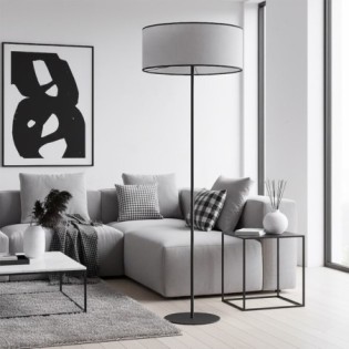 Lámpara de pie Nar Gris