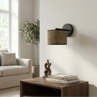 Aplique de pared Nar Marrón