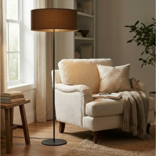 Lámpara de pie Nar Marrón