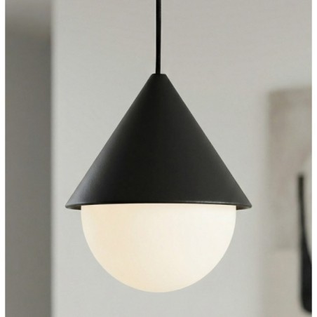 Lámpara colgante Peka Negro