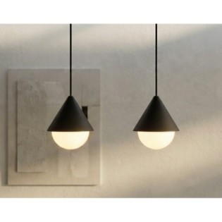 Lámpara colgante Peka II Negro (6 luces)