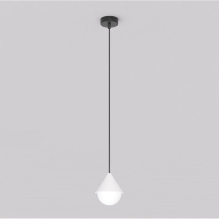 Lámpara colgante Peka Negro+Blanco