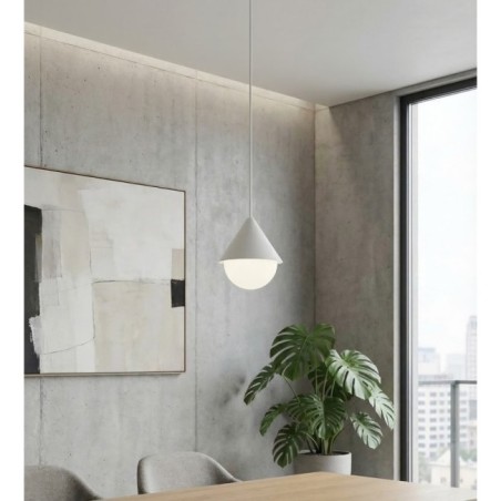 Lámpara colgante Peka Negro+Blanco