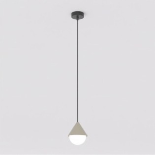 Lámpara colgante Peka Negro+Moca