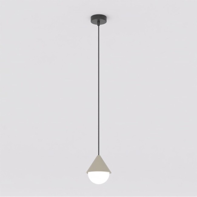 Lámpara colgante Peka Negro+Moca