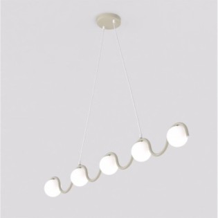 Lámpara colgante Isar Moca (5 luces)