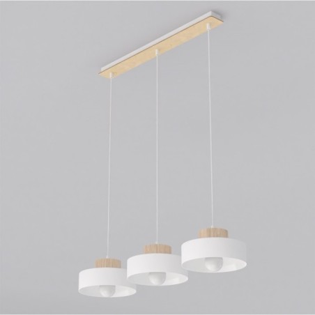 Lámpara colgante Laba Blanco (3 luces)