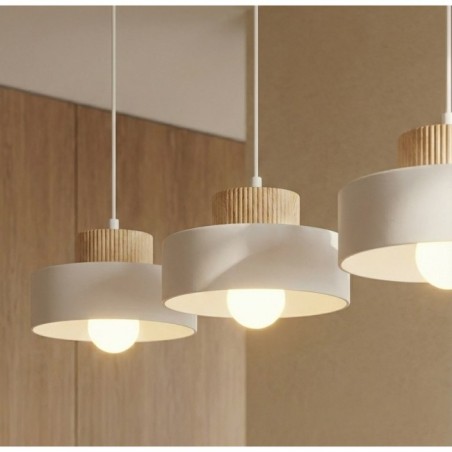 Lámpara colgante Laba Blanco (3 luces)