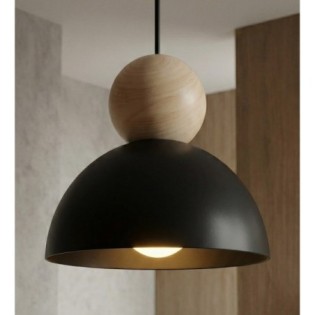 Lámpara colgante Reta II Negro (3 luces)