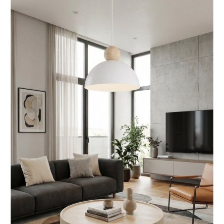 Lámpara colgante Reta M Blanco