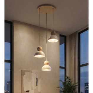 Lámpara colgante Reta II Blanco (3 luces)