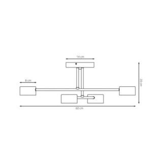 Lámpara de techo Lim Moca...