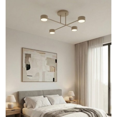 Lámpara de techo Lim Moca (4 luces)