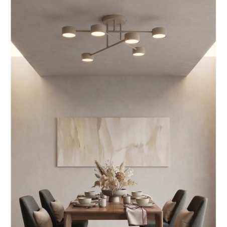 Lámpara de techo Lim Moca (6 luces)