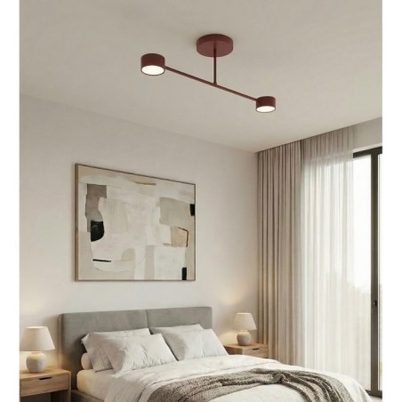 Lámpara de techo Lim Burdeos (2 luces)