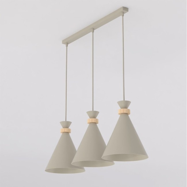 Lámpara colgante Due Moca (3 luces)