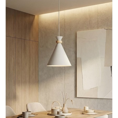 Lámpara colgante Due Blanco