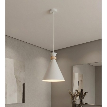 Lámpara colgante Due Blanco