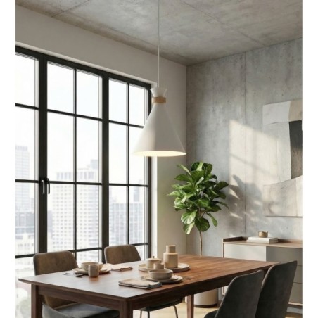 Lámpara colgante Due Blanco