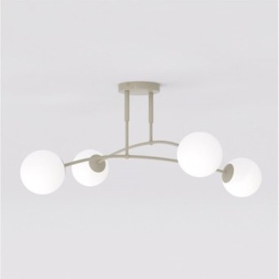 Lámpara de techo Siret Moca Opal (4 luces)
