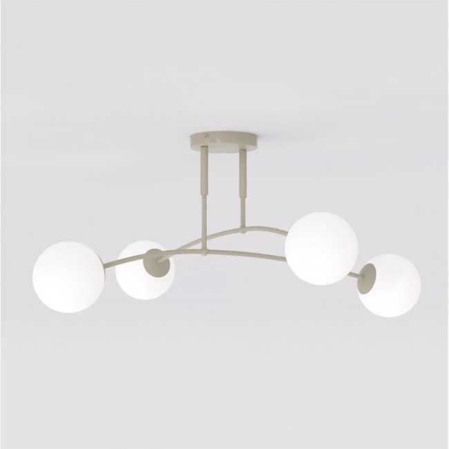 Lámpara de techo Siret Moca Opal (4 luces)