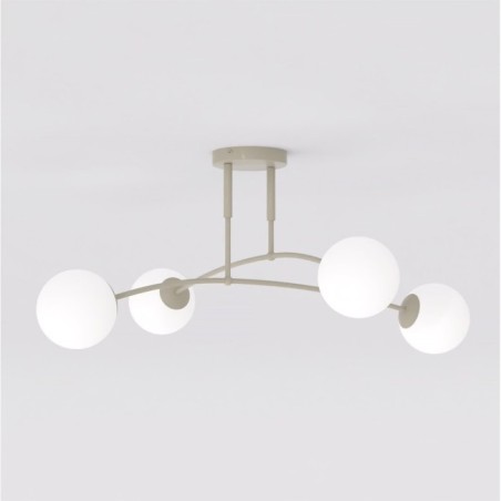 Lámpara de techo Siret Moca Opal (4 luces)