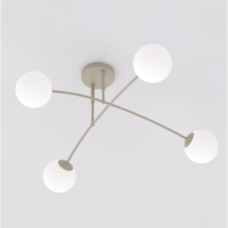 Lámpara de techo Siret Moca Opal (4 luces)