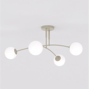 Lámpara de techo Siret Moca Opal (4 luces)