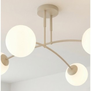 Lámpara de techo Siret Moca Opal (4 luces)