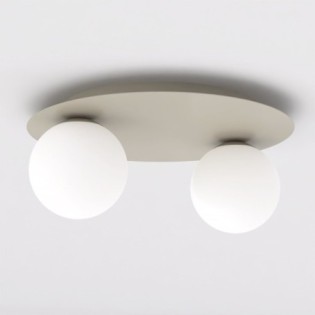 Lámpara de techo Maru Moca Opal (2 luces)