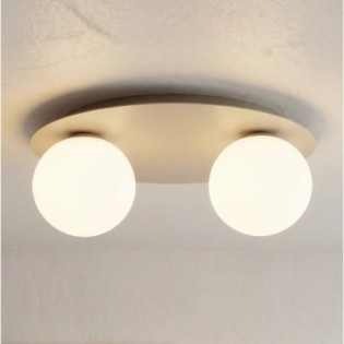 Lámpara de techo Maru Moca Opal (2 luces)