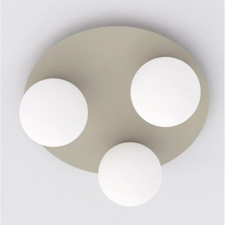 Lámpara de techo Maru Moca Opal (3 luces)