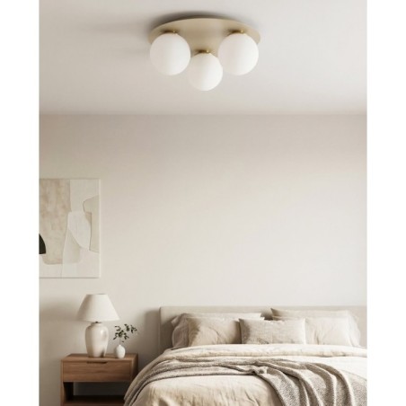 Lámpara de techo Maru Moca Opal (3 luces)