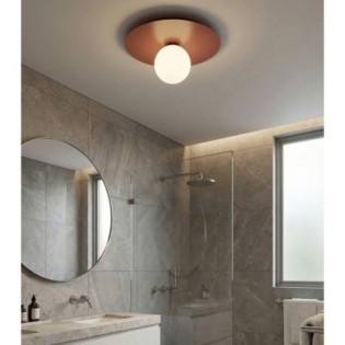 Lámpara de techo Maru Burdeos Opal