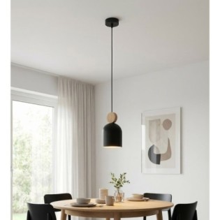 Lámpara colgante Ros Negro
